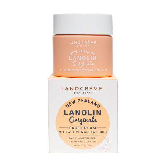 Lanocrème Lanolin Originals Face Cream with Active Manuka Honey