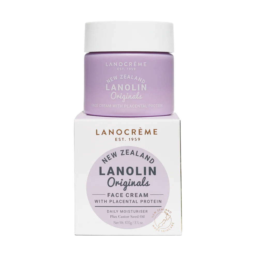 Lanocrème Lanolin Originals Face Cream with Placental Protein