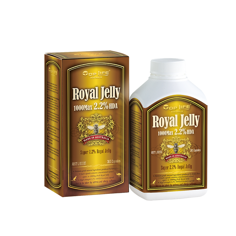 Top Life Royal Jelly 1000 Max 2.2% HDA