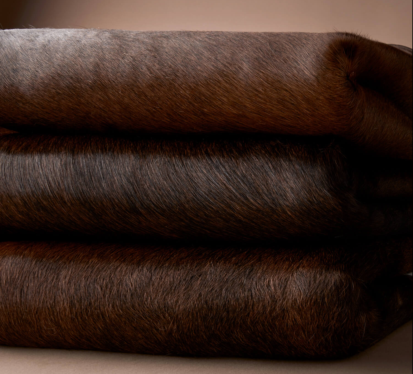 Natural cowhide rug