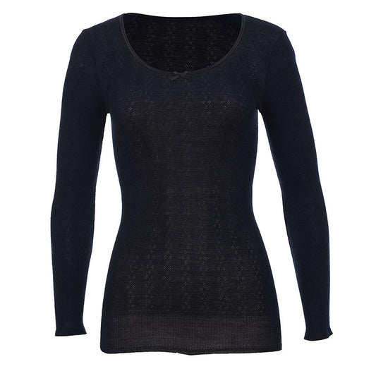 Ktena Thermo Fleece® – Ladies Long Sleeve Spencer Black