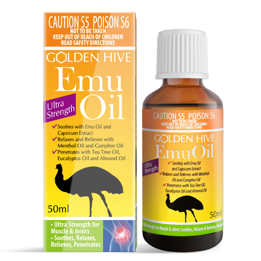 Golden Hive Emu Oil 50ml Ultra Strength